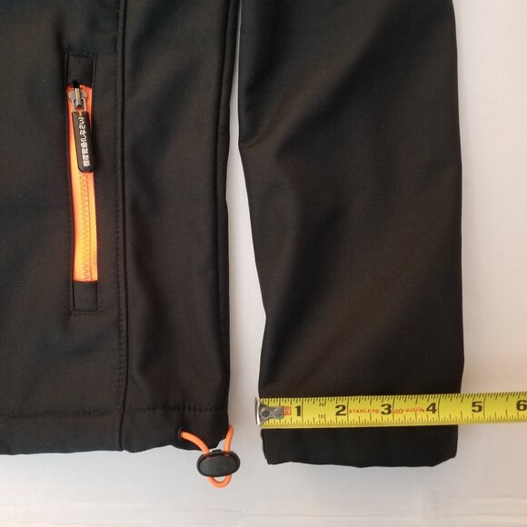 Superdry Black and Orange Windtrekker Jacket; Size S - Picture 15 of 15